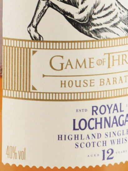Royal Lochnagar 12 Years Game of Thrones