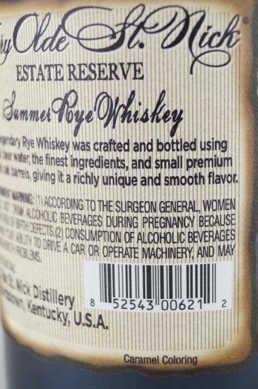Very Old St. Nick Summer Rye