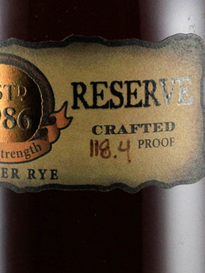 Very Old St. Nick Summer Rye Cask Strength