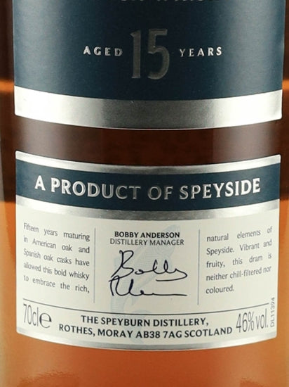 Speyburn 15 Years
