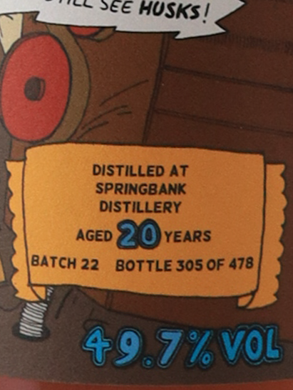 Boutique Whiskey Springbank 20 Years Batch 22