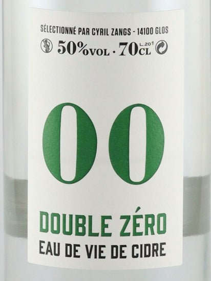 Cyril Zangs Double Zero Eau de Vie de Cider White Label