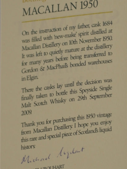 Speymalt Macallan 1950/2009