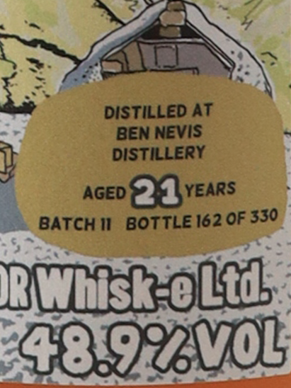 Boutique Whiskey Ben Nevis 21 Years Batch 11