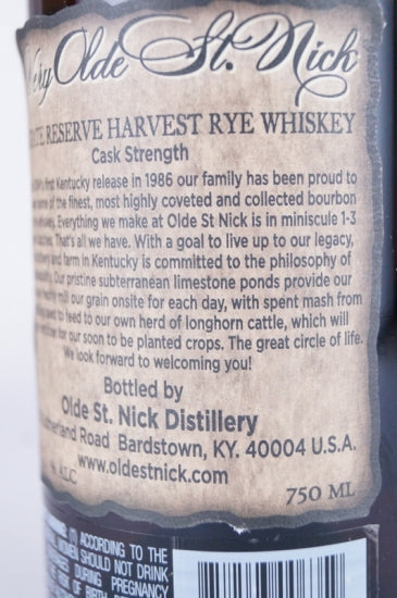 Very Old St. Nick Harvest Rye