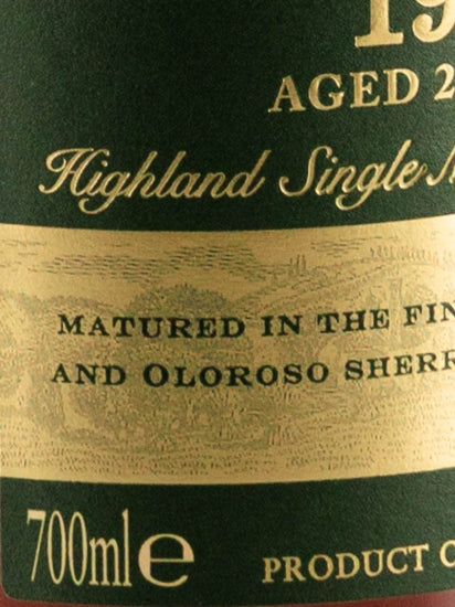Glendronach 25 Years Master Vintage 1993