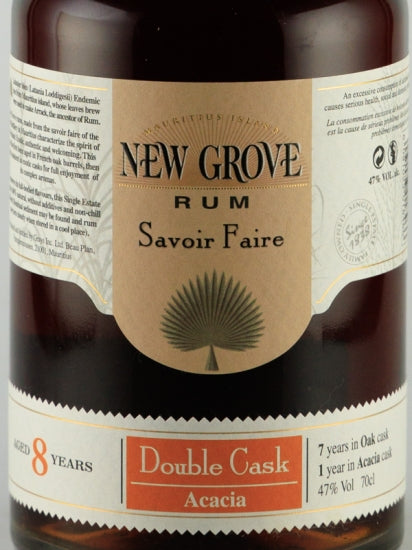 New Grove 8 Years Double Cask Acacia Finish