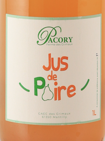 Pacory Jus de Poire 1L