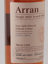 Load image into Gallery viewer, Arran Malt Sherry Cask