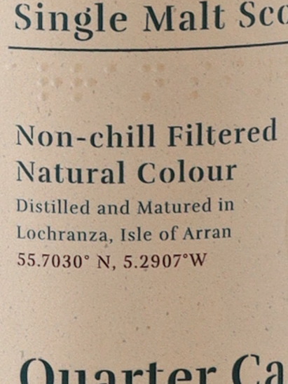 Arran Malt Quarter Cask