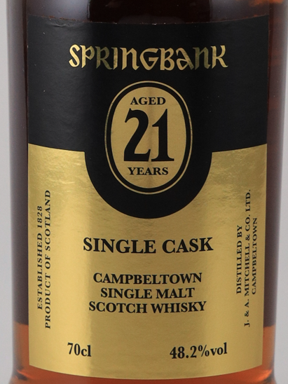 Springbank 21 Years 2016 Release