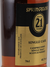 Load image into Gallery viewer, Springbank 21 Years 2016 Release