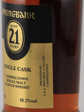 Load image into Gallery viewer, Springbank 21 Years 2016 Release