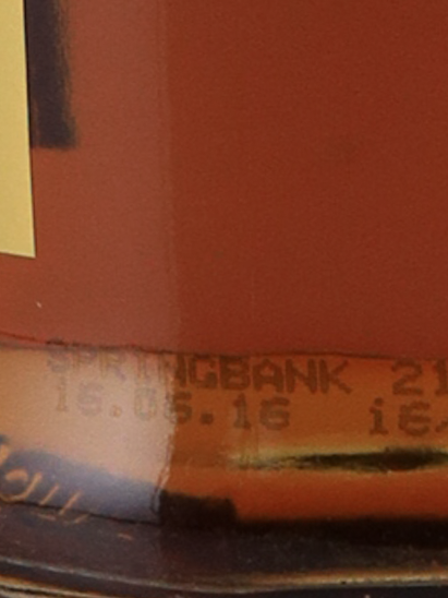 Springbank 21 Years 2016 Release