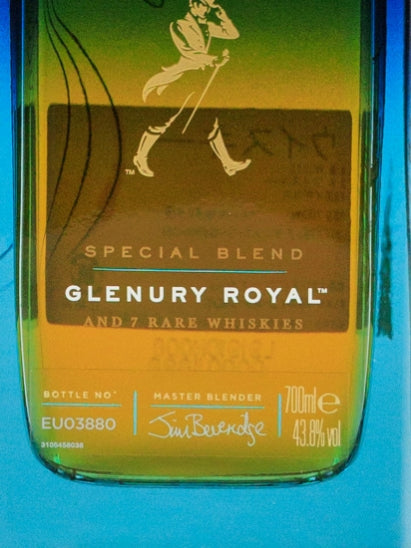 Johnnie Walker Blue Label Ghost & Rare Glenury Royal