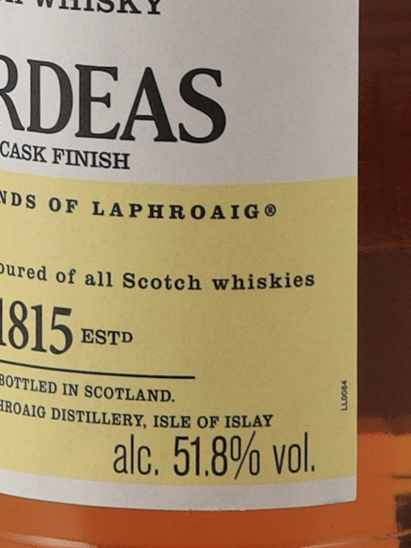 Laphroaig Cardis 2018 Finocask Finish 51.8%