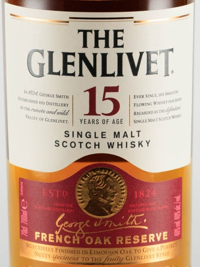Glenlivet 15 Years French Oak Reserve