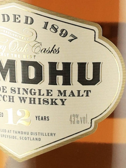 Tamdhu 12 Years