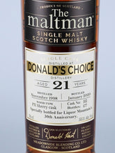 Load image into Gallery viewer, The Maltman Secret Speyside 21 Years 1998 for Liquor Mountain 30th Anniversary