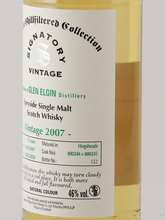 Load image into Gallery viewer, Signatory Glen Elgin 12 Years 2007
