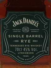 Load image into Gallery viewer, jack daniels single barrel rye 45%