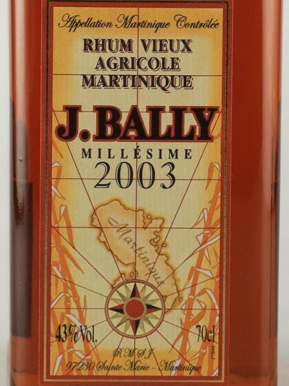 J Bally Millésime 2003