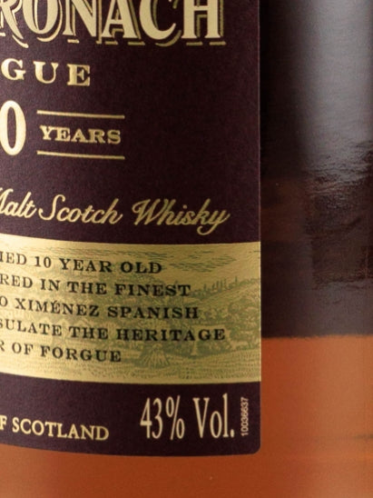 Glendronach 10 Years Forgue 1L