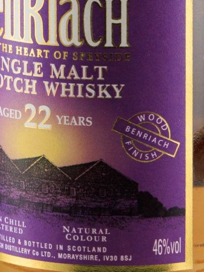 Benriach 22 Years Dark Rum Finish