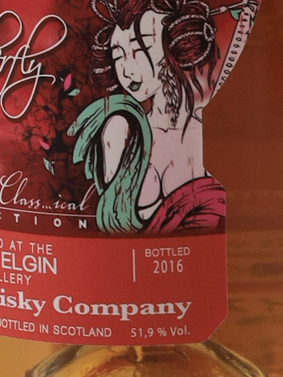 Silver Seal Glen Elgin 20 years 1995 51.9% (defective label)