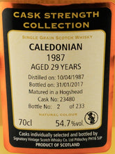 Load image into Gallery viewer, Signatory Caledonian 29 Years 1987
