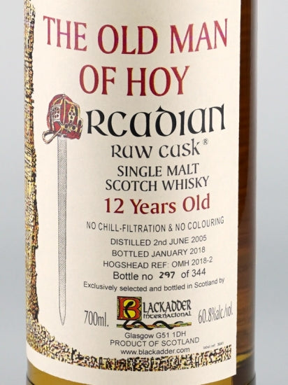 Blackadder Raw Cask The Old Man of Hoy Orcadian 12 Years 2005