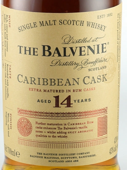 Balvenie 14 Years Caribbean Cask