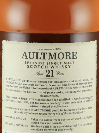 Aultmore 21 Years