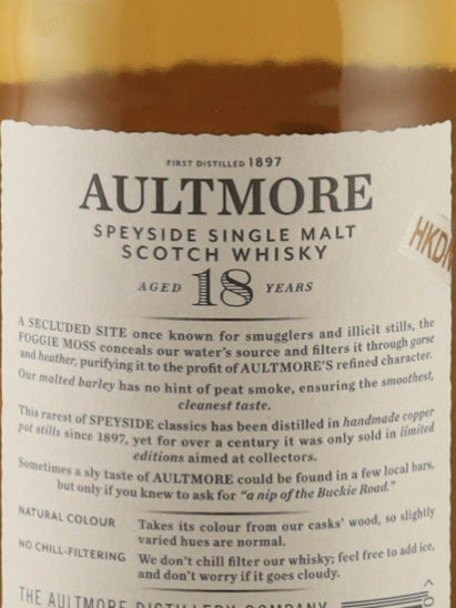 Aultmore 18 Years