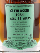 Load image into Gallery viewer, Signatory Glenlossie 33 Years 1984 30th Anniversary