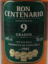 Load image into Gallery viewer, Ron Centenario 9 Years Conmemorativo