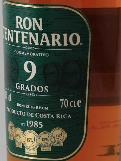 Ron Centenario 9 Years Conmemorativo