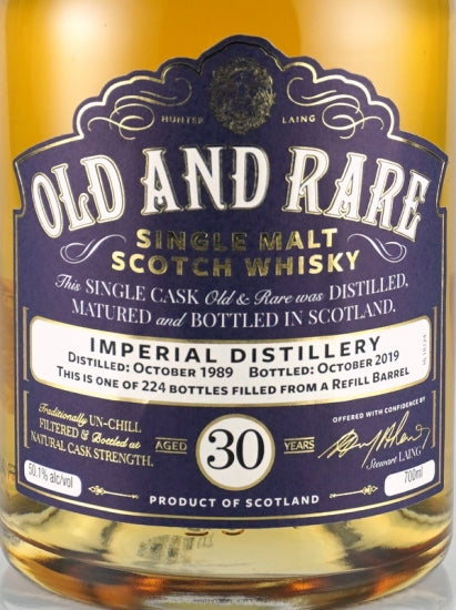 Old & Rare Imperial 30 Years 1989