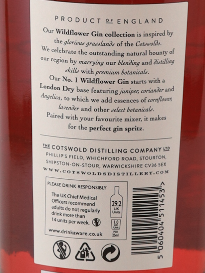 Cotswolds No.1 Wildflower Gin