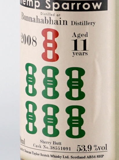 Hampden Sparrow Bunnahabhain 11 Years 2008