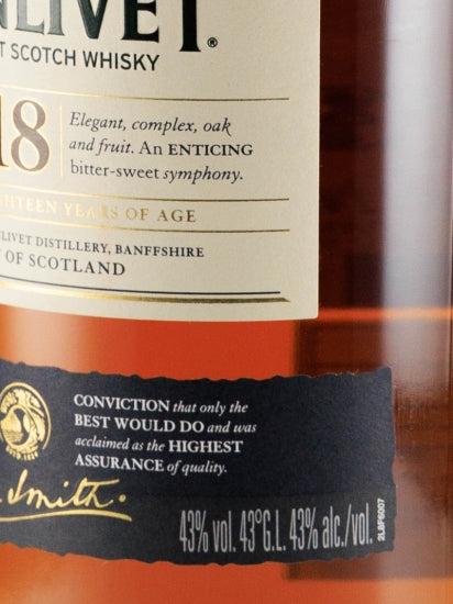Glenlivet 18 Years 1L Old Label