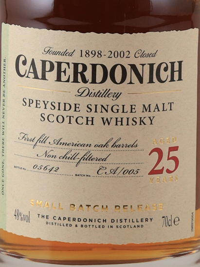 Caperdonich 25 Years Batch 5