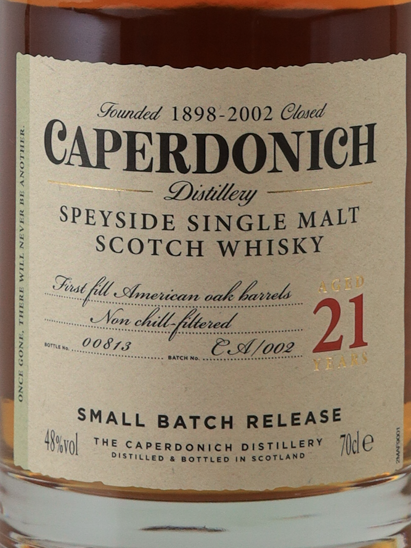 Caperdonich 21 Year Batch 2 [Authorized Import]