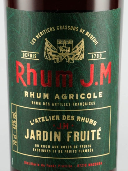 Rhum Jm Atelier Jardin Fruité