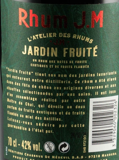 Rhum Jm Atelier Jardin Fruité