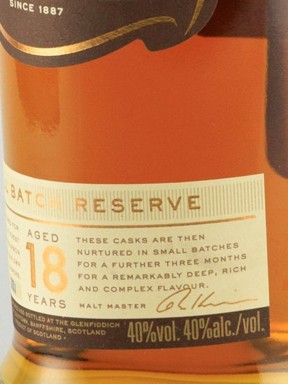 Glenfiddich 18 Years 700ml Old Label