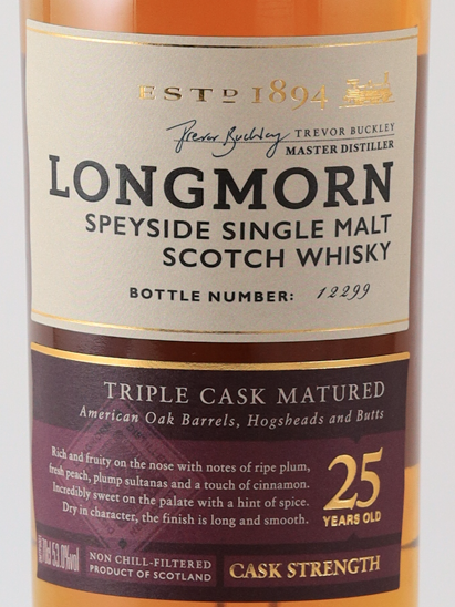 Longmorn 25 years 53%