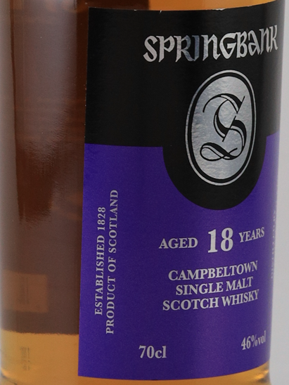 Springbank 18 Years 2019 Release