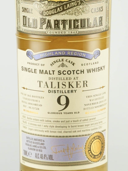 Old Particular Talisker 9 Years 2010