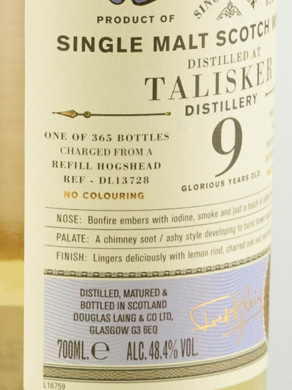 Old Particular Talisker 9 Years 2010